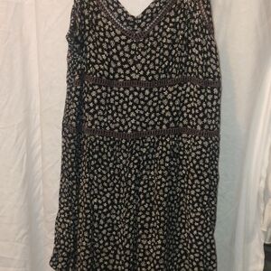 Aeropostale Black Floral Top